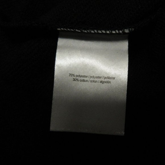 H by Halston Studio black French terry drop shoulder‎ pullover sweatshirt XL - Picture 7 of 12